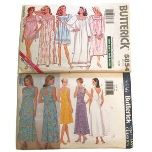 Butterick Nightgown & Dress Patterns